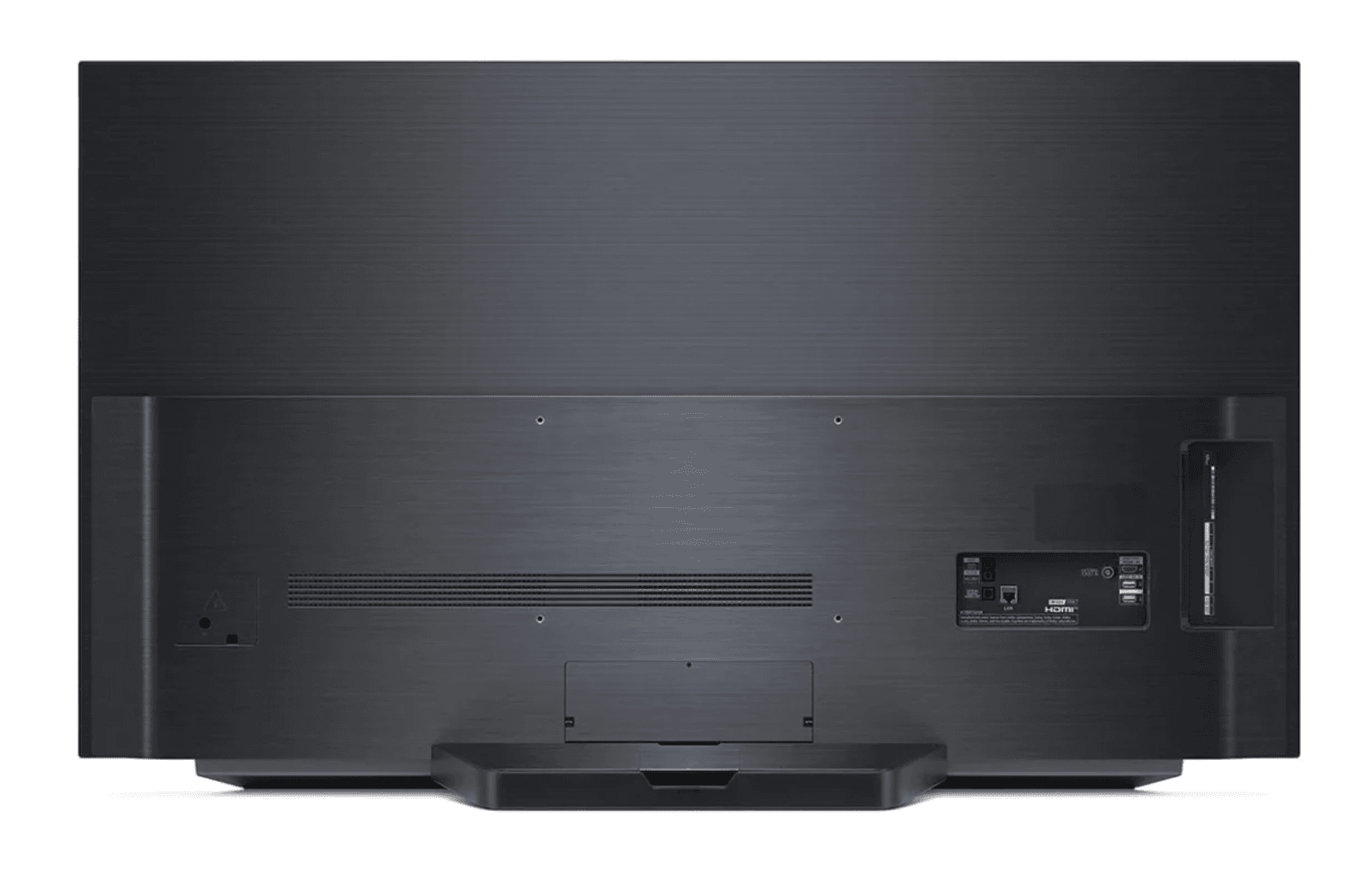 Televisor LG OLED montado en sala de estar